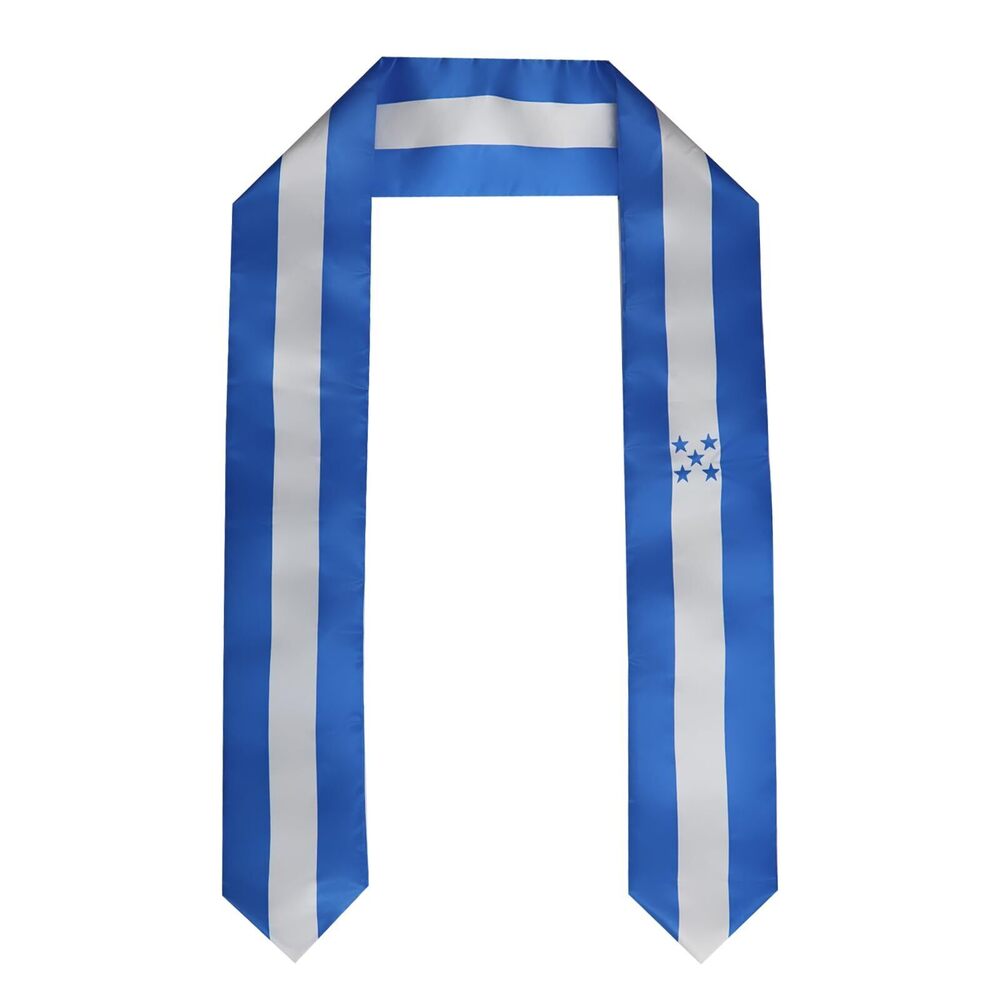 4504 Honduras Flag Graduation Stole Sash for Study Aboard International